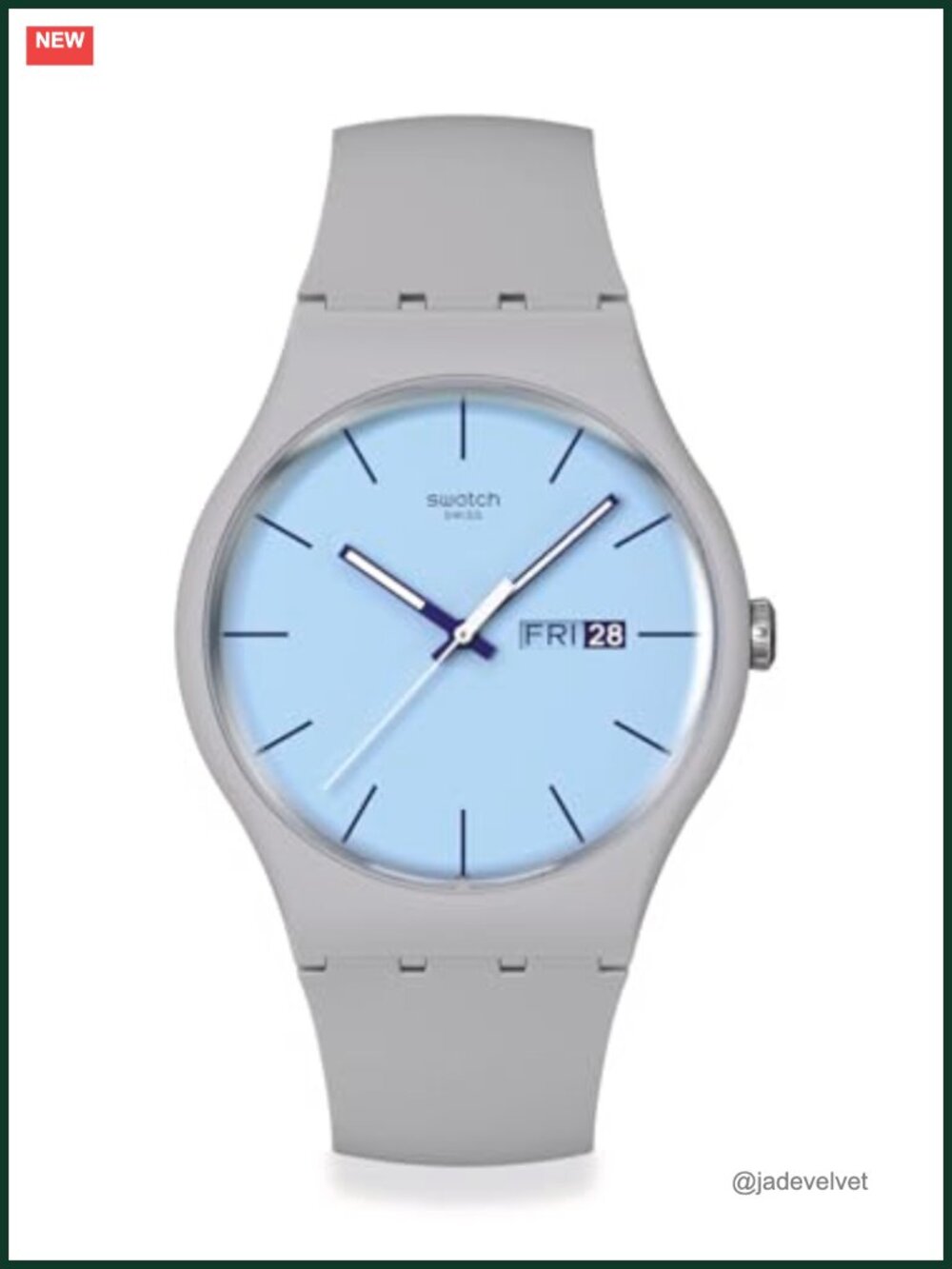 Swatch New Gent Biosourced Unisex Watch 41mm Quartz Waterproof Casual